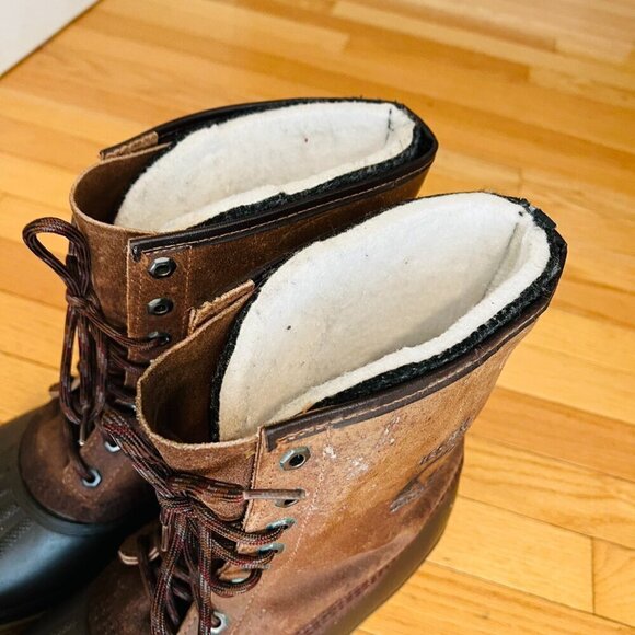 Sorel Kaufman Canada Waterproof Work Boots Felt Lined Size 13 main image 7